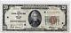 1929 $20 Dallas Texas Tx Federal Reserve Bank Note Brown National Currency(key)