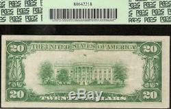 1929 $20 Dollar Bill Brown Seal Federal Res Bank Note National Currency Pcgs 53