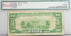 1929 $20 Dollar Michigan National Bank Note FR 1802-1 PMG Certified Currency
