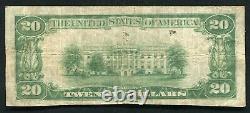 1929 $20 First National Bank In Sharon, Pa National Currency Ch. #13803