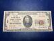 1929 $20 First National Bank Lock Haven, Pa National Currency Low Serial Number