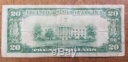 1929 $20 First National Bank of Mexico Missouri National Currency Note