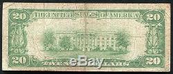 1929 $20 Grand Rapids National Bank Grand Rapids, MI National Currency Ch. #3293