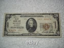 1929 $20 Kearny New Jersey NJ National Currency T2 #13537 Kearny National Bank