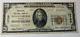 1929 $20 National Currency American National Bank Of Indianapolis, In