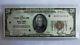 1929 $20 National Currency Bank Of New York Brown Seal Bu Paper Money Note