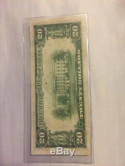 1929 $20 National Currency Federal Reserve Bank Chicago High Grade