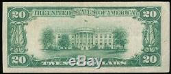 1929 $20 National Currency Lincoln Nat. Bank & Trust, Ft. Wayne, IN Ch. #7725 T2