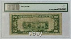 1929 $20 National Currency Note First Bank Trust Racine WI FR-1820-1 PMG 20 VF