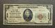 1929 $20 National Currency Note Second National Bank Washington Dc (p3590)