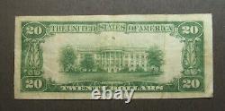 1929 $20 National Currency Note Second National Bank Washington DC (P3590)