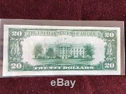 1929 $20 National Currency The Federal Reserve Bank Of San Francisco Ca Unc