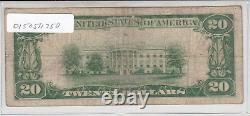 1929 $20 Salem National Bank & Trust Salem NJ National Currency