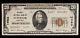 1929 $20 Security National Bank Superior Nebraska Currency Note Type 2 Ch Vf+ +