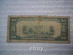 1929 $20 Stanton Nebraska NE National Currency T1 # 7836 Stanton National Bank #