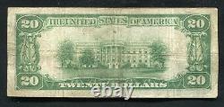 1929 $20 Tyii The 1st National Bank Of Westfield, Ma National Currency Ch. #190
