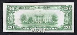 1929 $20 Wolfeboro National Bank Wolfeboro, Nh National Currency Ch. #8147 Au