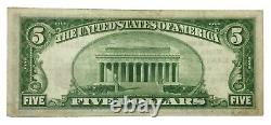1929 $5 Columbia National Bank Kansas City Missouri National Currency XF #