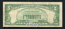 1929 $5 First National Bank Of Bainbridge, Ga National Currency Ch. #6004