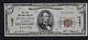 1929 $5 National Bank Of Beverly Hills, Ca Note Currency Vf Ch# 11461