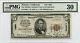 1929 $5 National Currency Whittier National Trust & Savings Bank Ca Pmg Vf 30