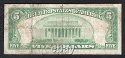 1929 $5 The First National Bank Of Iron River, MI National Currency Ch. #8545