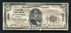 1929 $5 The Hamilton National Bank Of Knoxville, Tn National Currency Ch #13539