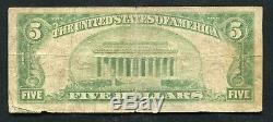 1929 $5 The Mcdowell National Bank Of Sharon, Pa National Currency Ch. #8764