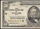1929 $50 Dollar Bill Fr Bank Note National Currency Old Paper Money Fr 1880-d Vf