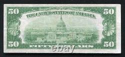 1929 $50 Exchange National Bank Of Ardmore, Ok National Currency Ch. #11093