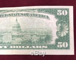 1929 $50 National Currency Federal Reserve Bank of SAN FRANCISCO CA NR
