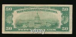 1929 $50 National Currency Federal Reserve Bank of San Francisco California m