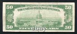1929 $50 The Reno National Bank Reno, Nevada National Currency Ch. #8424