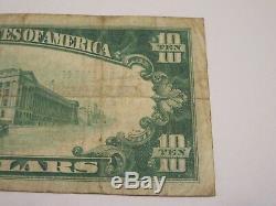 1929 Brighton Illinois National Currency $10 Bank Note