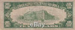 1929 D $10 Cleveland Star Frbn National Currency Bank Note Rare