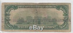 1929 Federal Reserve Bank of Chicago $100 National Currency Note G00271743A