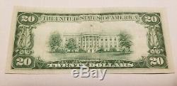 1929 First National Bank of Hampton Iowa $20 Note National Currency #13842 T2