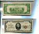 1929 Freeport Illinois $20 First National Bank Currency Note Fine Type 2 4738p