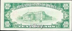 1929 Genoa National Bank Nebraska $10 Currency Note Type 2 Choice Vf (415)