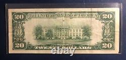 1929 National Currency $20 THE FIRST NATIONAL BANK OF WILKINSBURG, PENNSYLVANIA