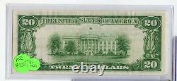 1929 National Currency Bank Of Cleveland Ohio 4318 $20 Currency Note RX926
