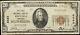 1929 Series Osceola Nebraska National Bank $20 Currency Note F Fine (008)