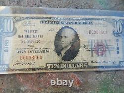 1929 Sumner Iowa 10 dollar National currency bank note
