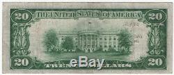 1929 T1 $20 First National Denver Colorado National Bank note Currency Ch VF