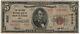 1929 T2 $5 Live Stock National Bank Note Currency Sioux City Iowa Fine/very Fine