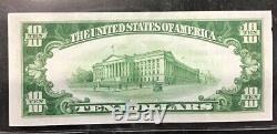 1929 Ten Dollar $10 Bill National Currency First National Bank Of St. Paul