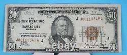 1929 The Federal Reserve Bank of Kansas City $50 National Currency FR# 1880-J