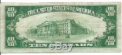 1929 The Pittsfield National Bank Maine $10 National Currency Note Type 1 CH4188