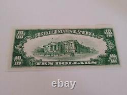 1929 Trenton New Jersey NJ 10$ National Currency Bank Note Bill #1327