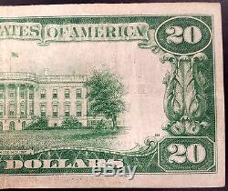 1929 Twenty Dollars Nat'l Currency, The Kenton National City Bank, Kenton, OH